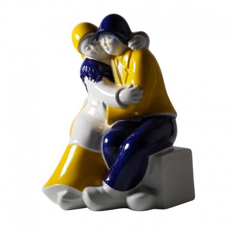 FIGURA ENAMORADOS PORCELANA