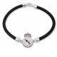 Pulsera escudo Real Madrid Plata