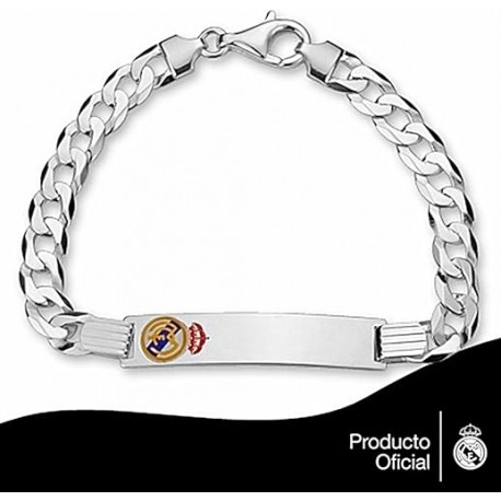 Esclava escudo Real Madrid Plata de ley