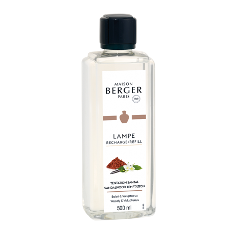 Recambio de lámpara Tentation Santal de Maison Berger 500ml