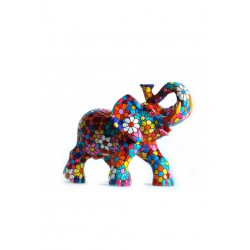 FIGURA ELEFANTE FLORES